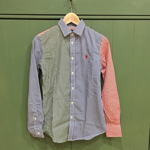 polo patchwork shirt